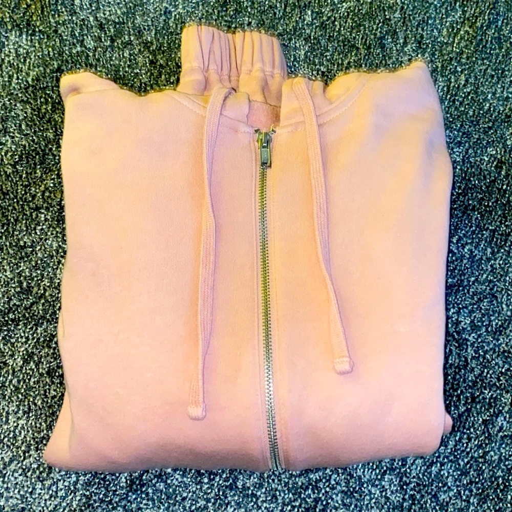 New, medium full zip with pockets and hood, Banana Republic
